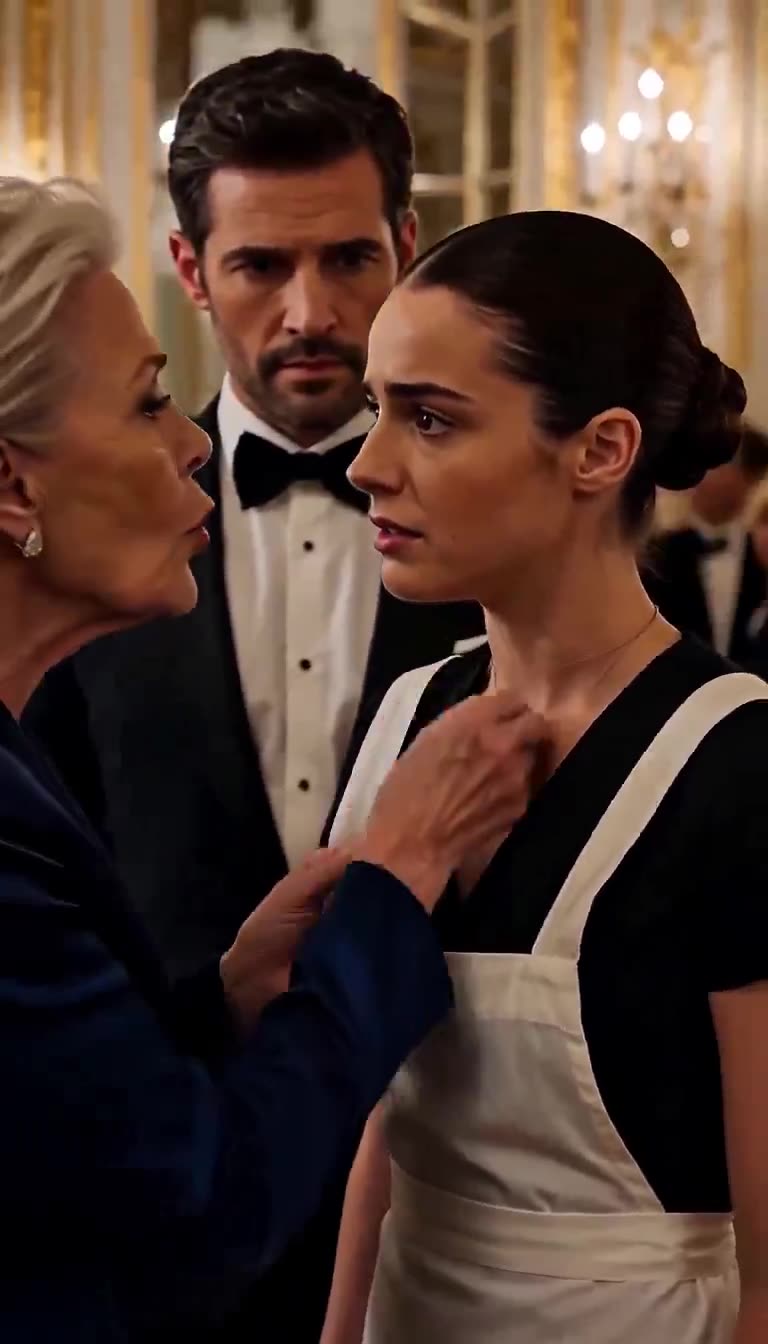 Tense face-off between matriarch and waitress at gala