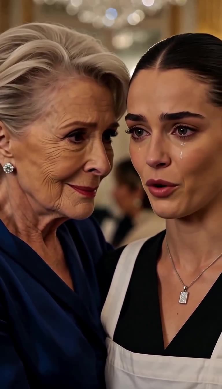 Elena cries as Eleanor holds her with love