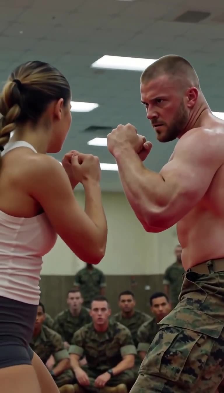 Close face-off as tension explodes on the red mat