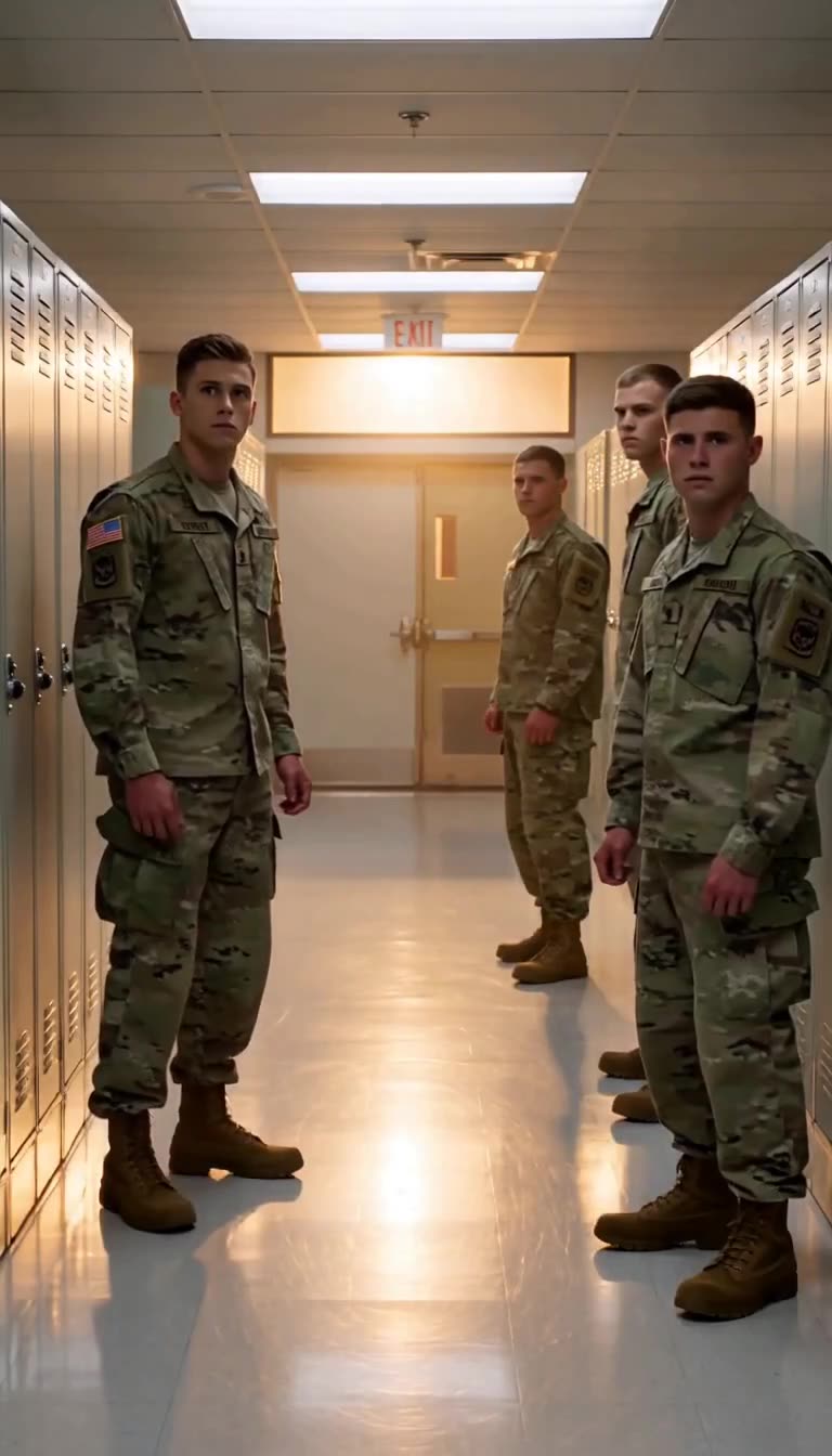 Close-up of the confrontation over the dog tags
