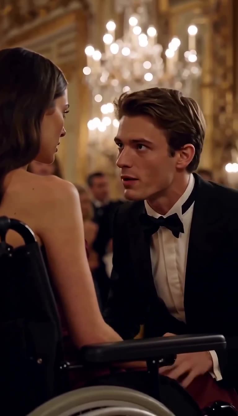 Julien soutient le regard intense de Camille avec une assurance provocante.