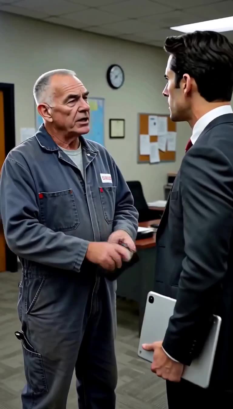 Dennis Vance speaks with quiet authority after revealing his true identity as commissioner.