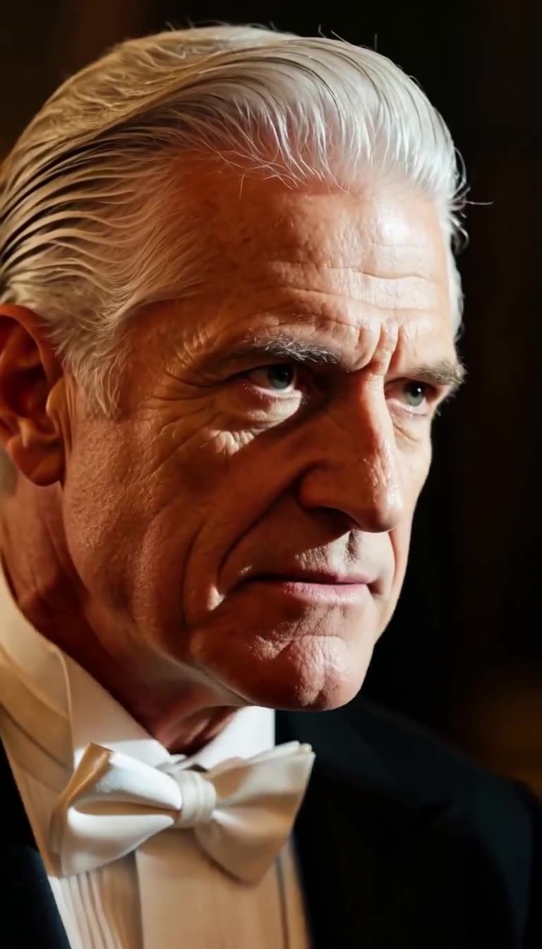 Charles Hayes stern profile under warm banquet lighting