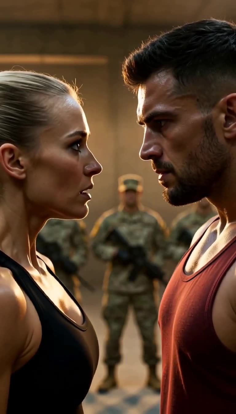 Elena and Damien locked in nose-to-nose standoff
