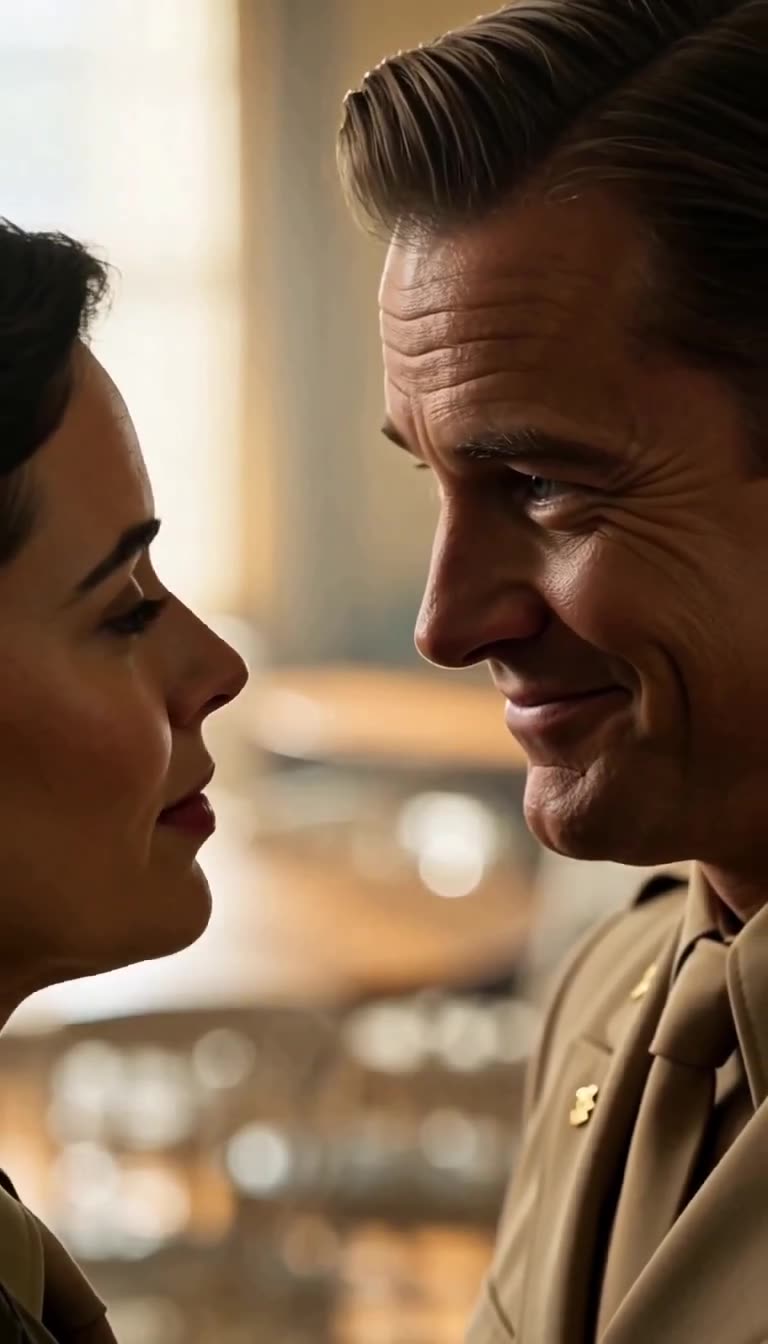 Close-up of Tanner's smug grin inches from Carter